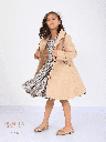 Check print dress with jacket (612)