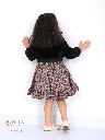Winter dress with black jacket (503)