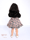 Winter dress with black jacket (503)