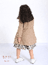 Check print dress with jacket (2831)