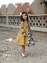 Check print dress with jacket (613)