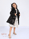 Winter dress with black jacket (114)