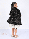 Winter dress with black jacket (114)