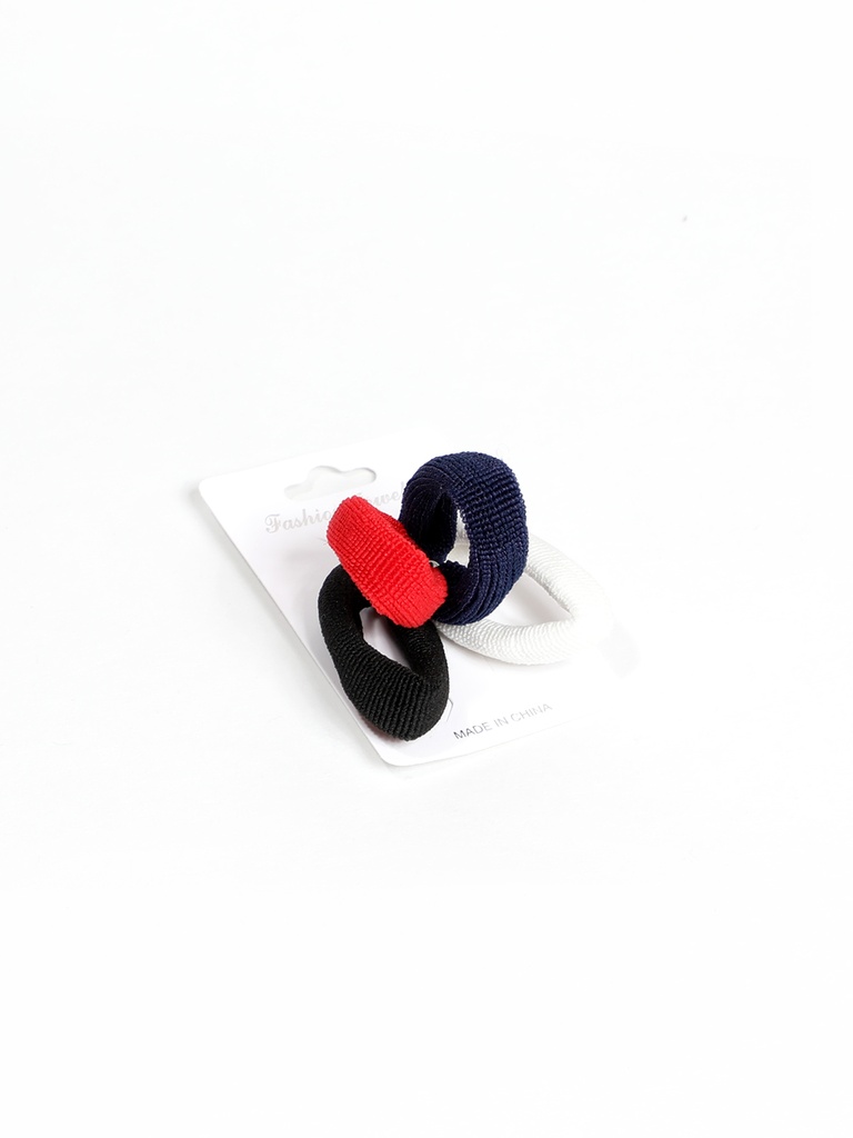 Multi-coloured hair ties (049)