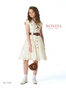 Beige embroidered dress (2101)