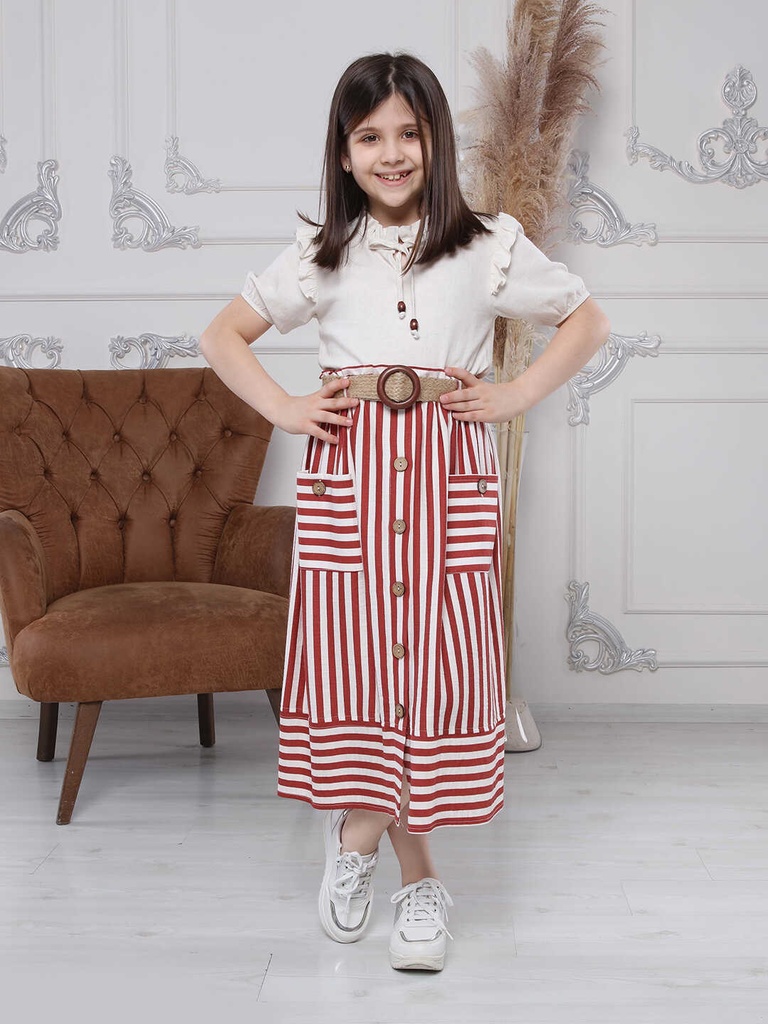 Girls' two-piece set (6500)
