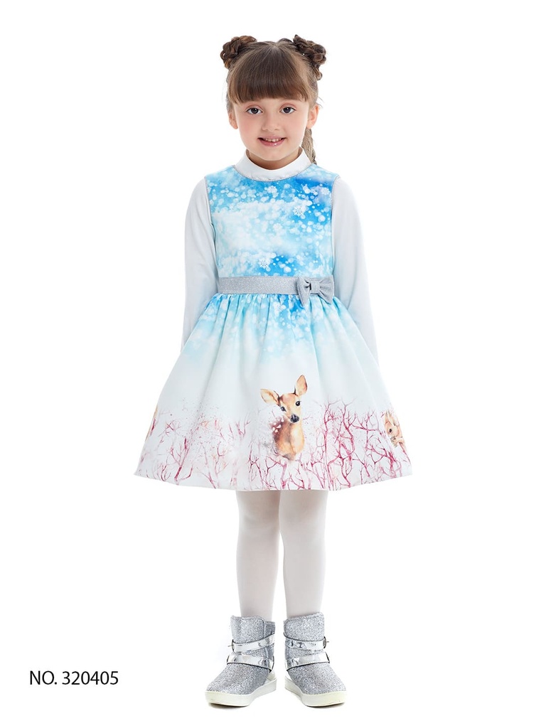 Occasion Dress With Graphics(320405)
