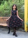(6514) فستان أسود مميز 