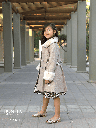 Checked winter dress with jacket (601)