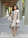 Checked winter dress with jacket (601)