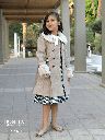 Checked winter dress with jacket (601)