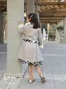 Checked winter dress with jacket (601)