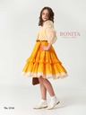 Check print dress with jacket (2831)