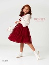 Check print dress with jacket (2831)