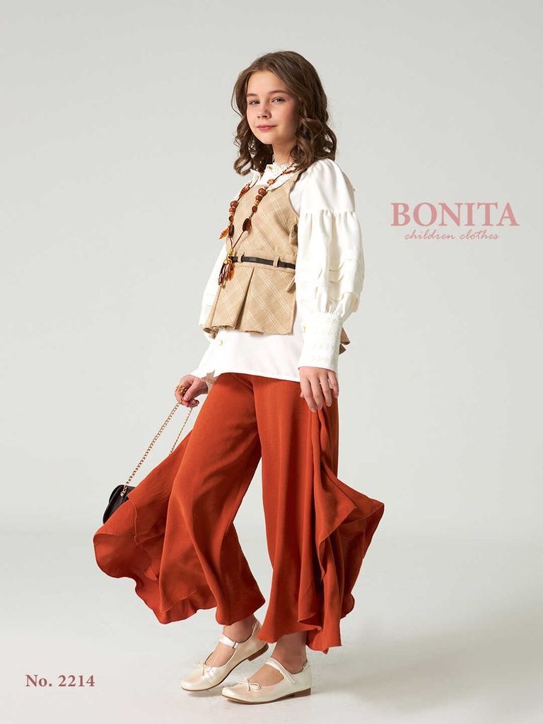 Winter mini check dress with jacket (507)