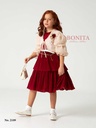 Winter dress with black jacket (503)