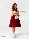 Winter dress with black jacket (503)
