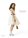 Button front coat with beautiful dress (613)