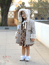 Winter dress with a beautiful blouse and jacket (602)