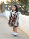 Winter dress with a beautiful blouse and jacket (602)